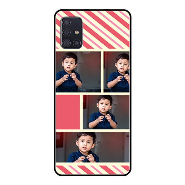 Galaxy A51 Personalized Glass Phone Case  - Picture Upload Mobile Case Design
