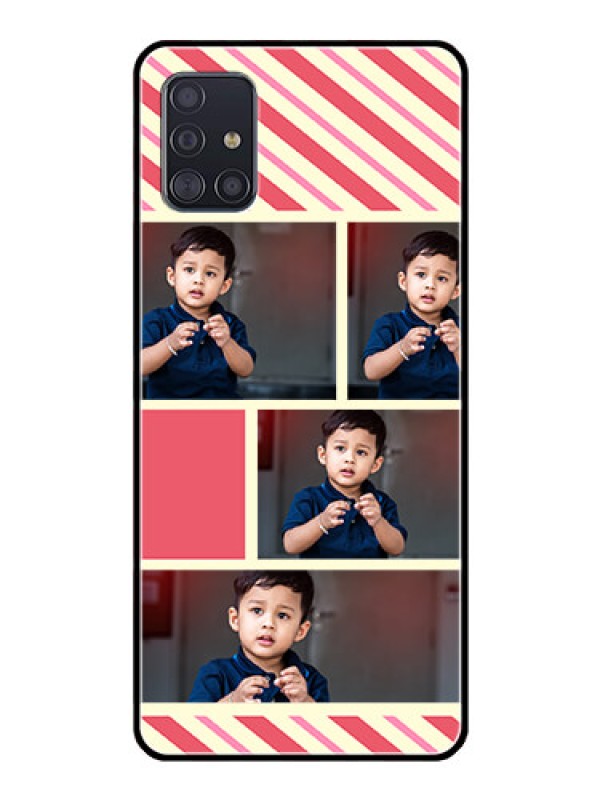 Custom Galaxy A51 Personalized Glass Phone Case  - Picture Upload Mobile Case Design