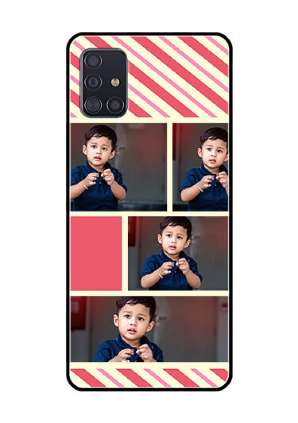 Galaxy A51 Personalized Glass Phone Case  - Picture Upload Mobile Case Design