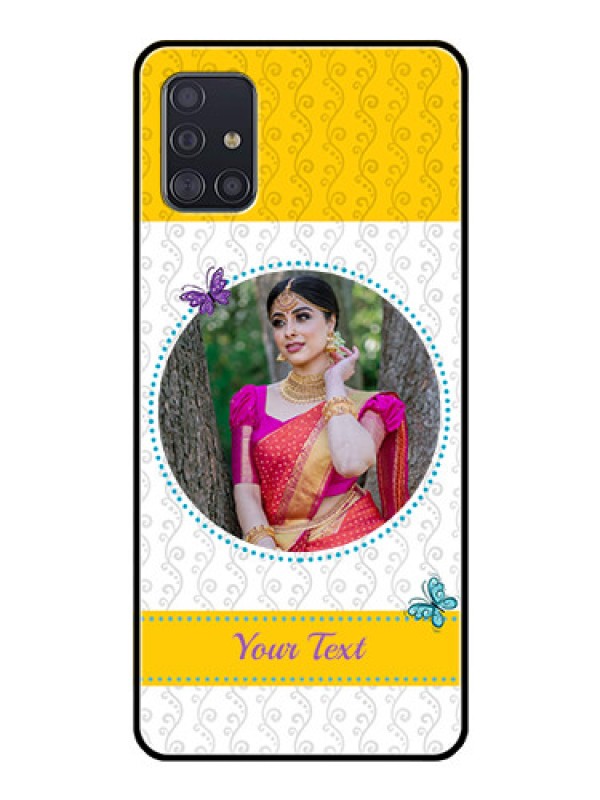 Custom Galaxy A51 Custom Glass Mobile Case  - Girls Premium Case Design