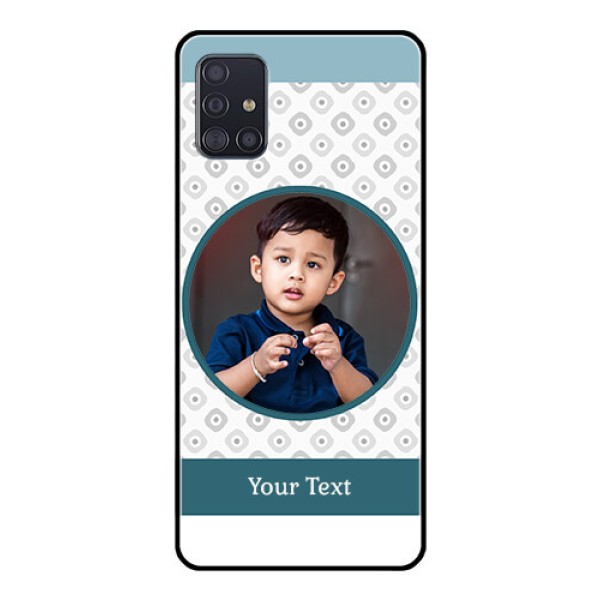 Galaxy A51 Personalized Glass Phone Case  - Premium Cover Design