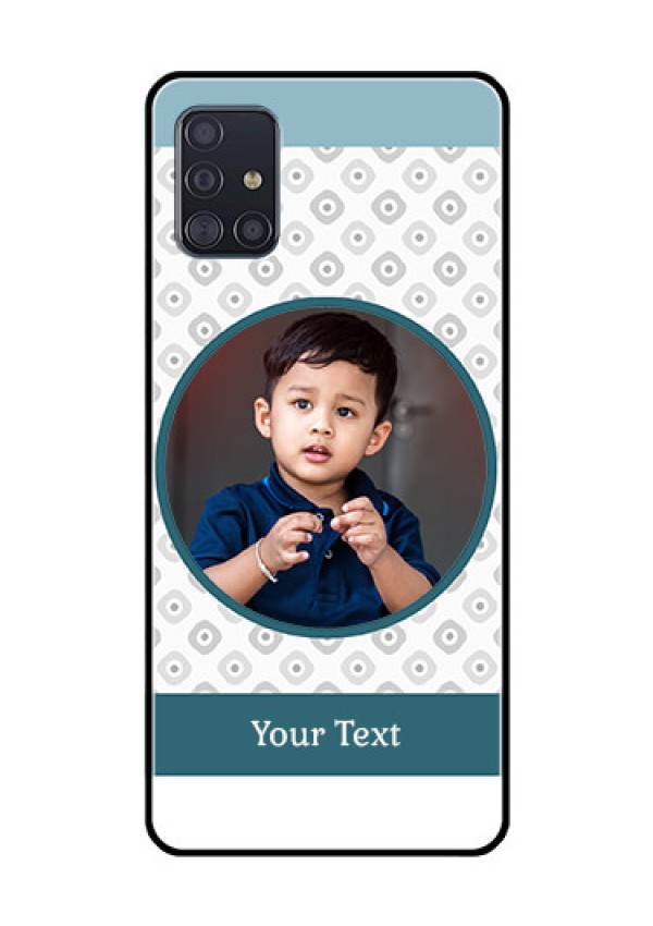 Galaxy A51 Personalized Glass Phone Case  - Premium Cover Design
