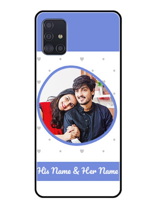Custom Galaxy A51 Photo Printing on Glass Case  - Premium Case Design