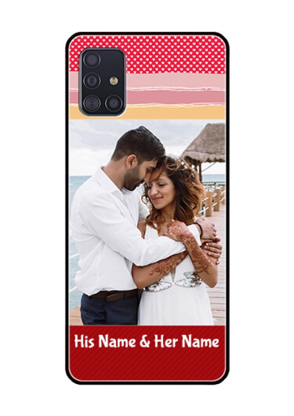 Galaxy A51 Custom Glass Mobile Case  - Premium Case Design