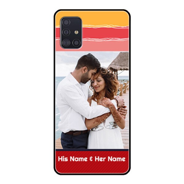 Galaxy A51 Custom Glass Mobile Case - Colorful Case Design Galaxy A51 Custom Glass Mobile Case - Colorful Case Design