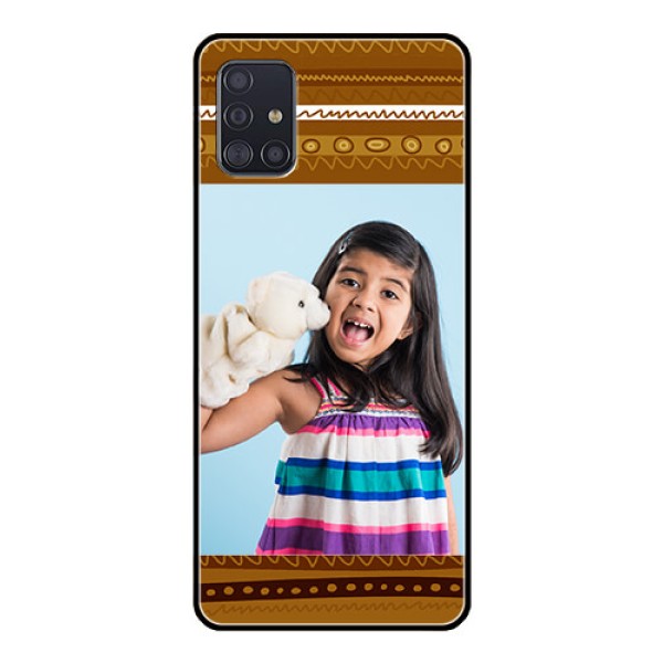 Galaxy A51 Custom Glass Phone Case  - Friends Picture Upload Design 