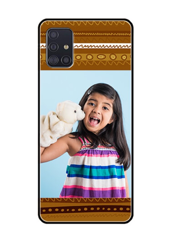 Galaxy A51 Custom Glass Phone Case  - Friends Picture Upload Design 