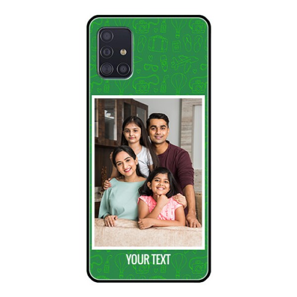 Galaxy A51 Personalized Glass Phone Case - Picture Upload Design Galaxy A51 Personalized Glass Phone Case - Picture Upload Design