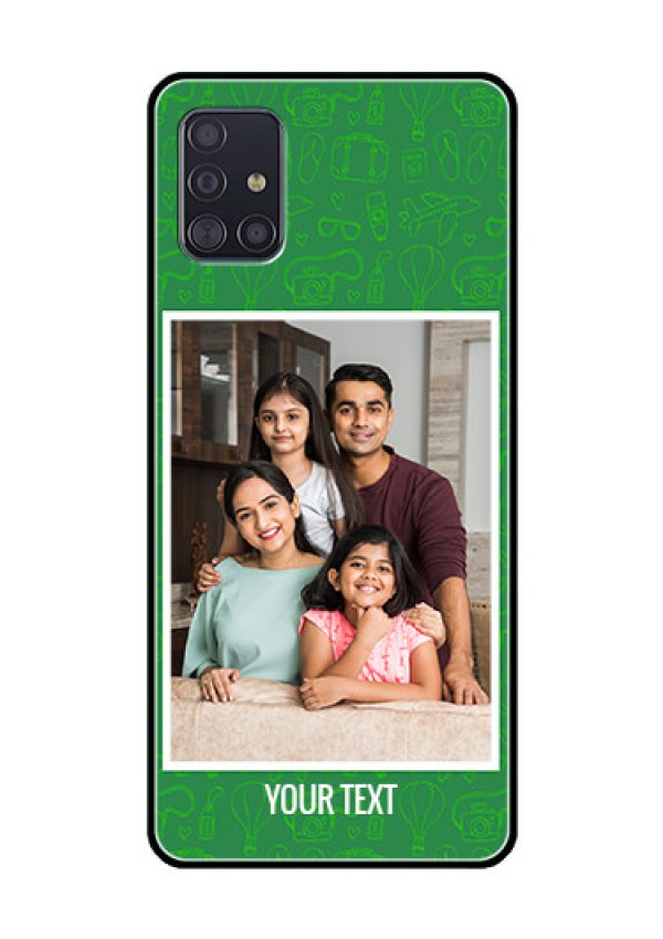 Galaxy A51 Personalized Glass Phone Case  - Picture Upload Design