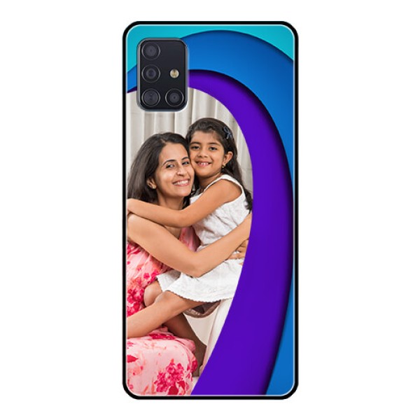 Galaxy A51 Photo Printing on Glass Case - Simple Pattern Design Galaxy A51 Photo Printing on Glass Case - Simple Pattern Design