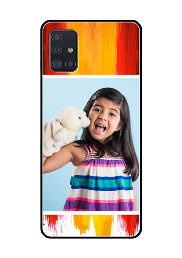 Galaxy A51 Personalized Glass Phone Case  - Multi Color Design