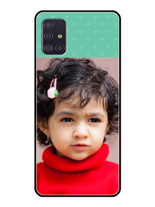 Custom Galaxy A51 Custom Glass Phone Case  - Lovers Picture Design