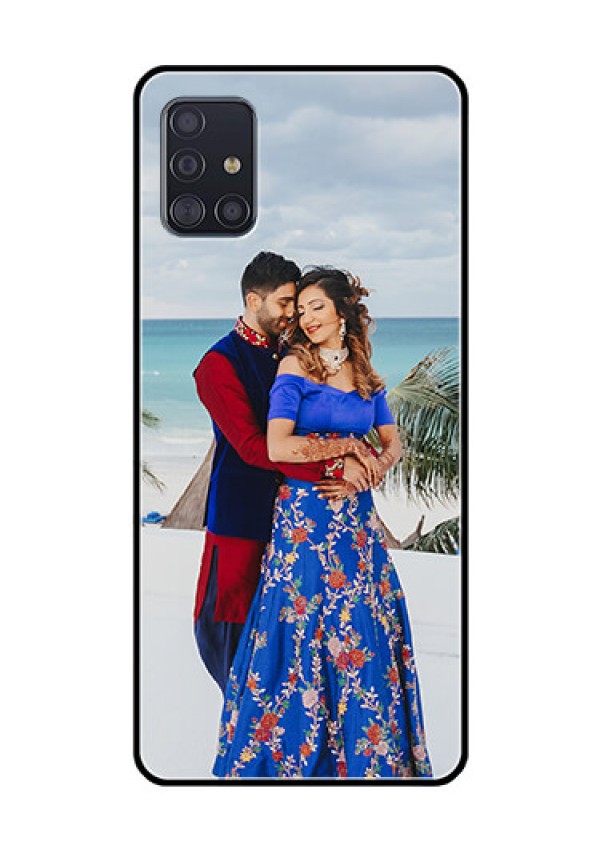 Galaxy A51 Photo Printing on Glass Case  - Upload Full Picture Design