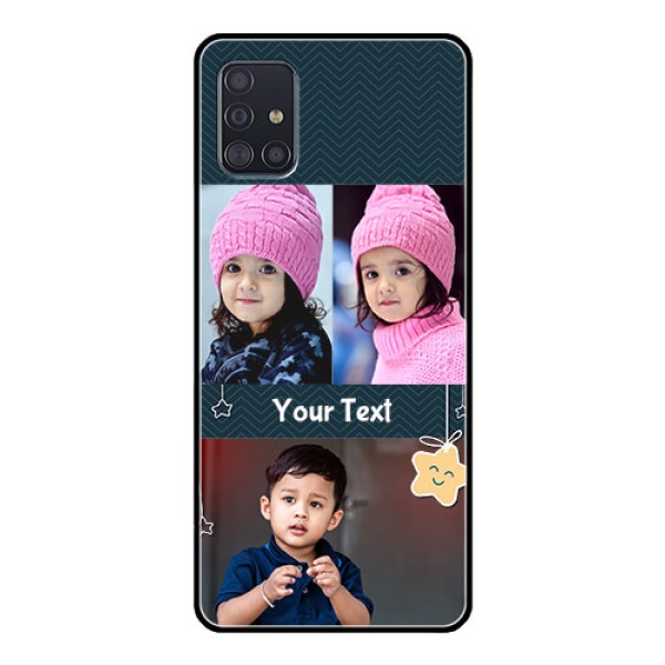 Galaxy A51 Custom Glass Mobile Case  - Hanging Stars Design