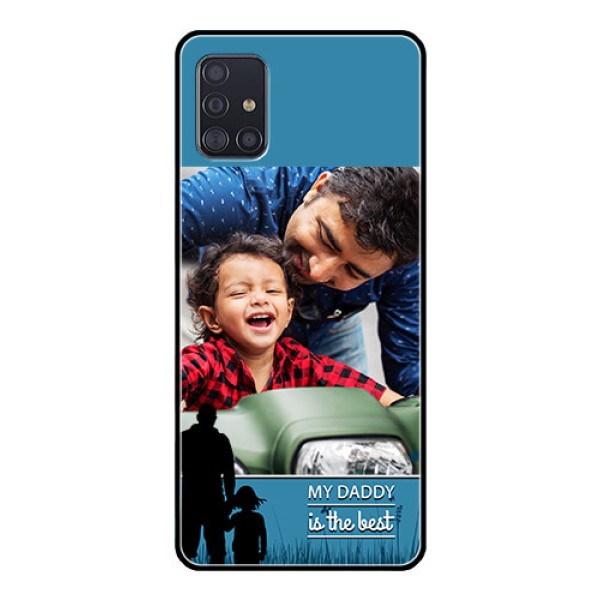 Galaxy A51 Custom Glass Mobile Case - Best dad design Galaxy A51 Custom Glass Mobile Case - Best dad design