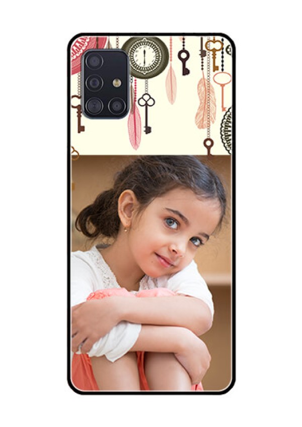 Galaxy A51 Custom Glass Mobile Case  - Boho Style Design