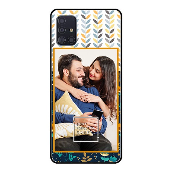 Galaxy A51 Custom Glass Mobile Case - Pattern Design Galaxy A51 Custom Glass Mobile Case - Pattern Design