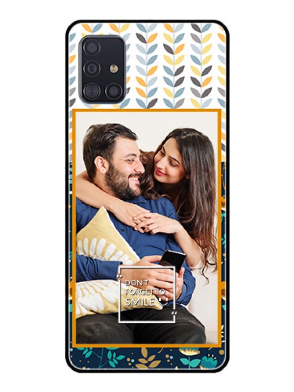 Custom Galaxy A51 Custom Glass Mobile Case  - Pattern Design
