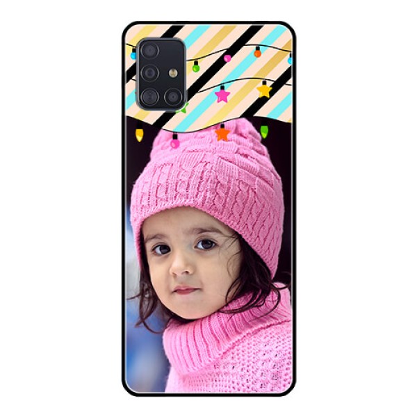 Galaxy A51 Custom Glass Mobile Case - Lights Hanging Design Galaxy A51 Custom Glass Mobile Case - Lights Hanging Design