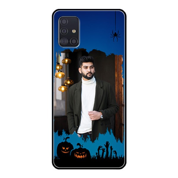 Galaxy A51 Photo Printing on Glass Case - with pro Halloween design Galaxy A51 Photo Printing on Glass Case - with pro Halloween design