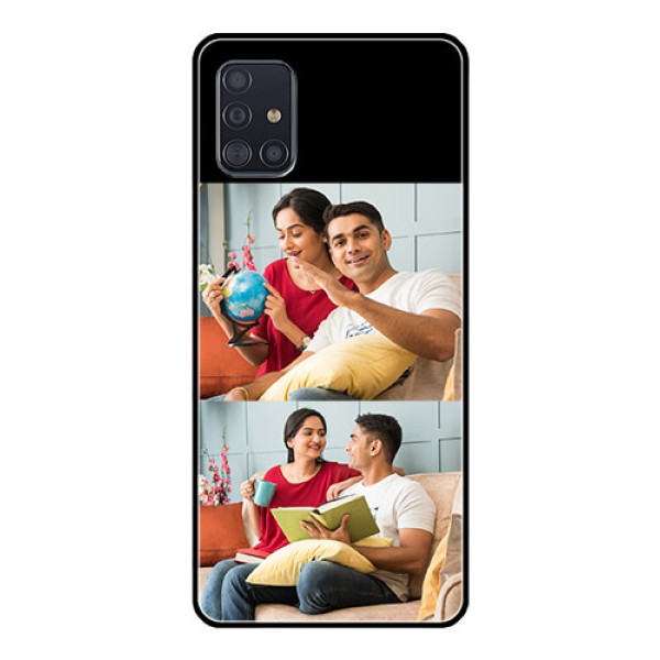 Galaxy A51 2 Images on Glass Phone Cover Galaxy A51 2 Images on Glass Phone Cover