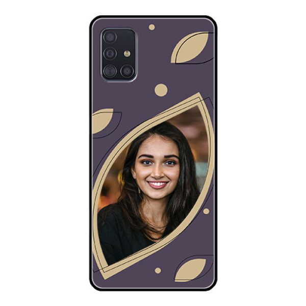 Galaxy A51 Custom Glass Mobile Case - Falling Leaf Design