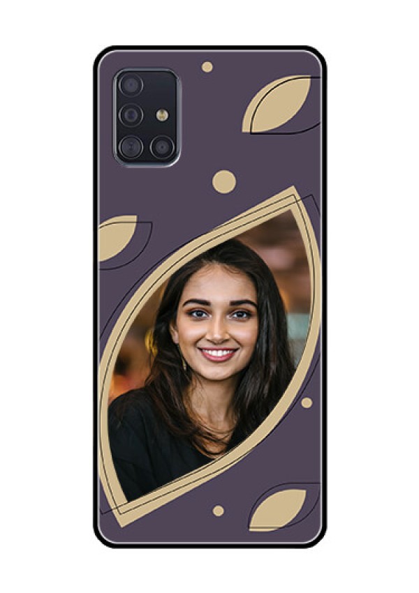 Galaxy A51 Custom Glass Mobile Case - Falling Leaf Design