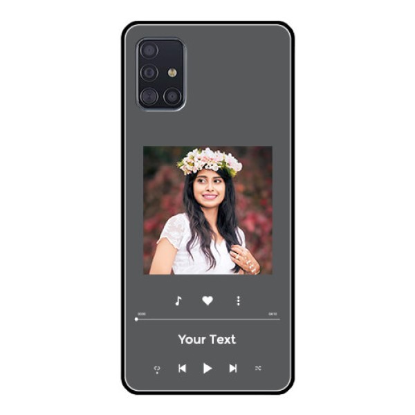 Galaxy A51 Custom Glass Mobile Case - Play The Music Design
