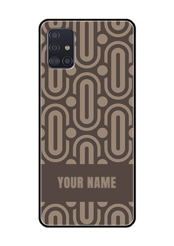 Galaxy A51 Custom Glass Phone Case - Captivating Zero Pattern Design