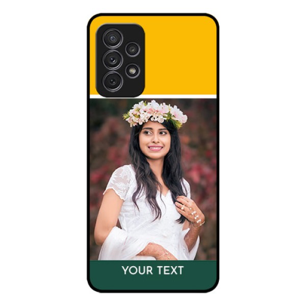 Galaxy A52 Photo Printing on Glass Case - Love You Design