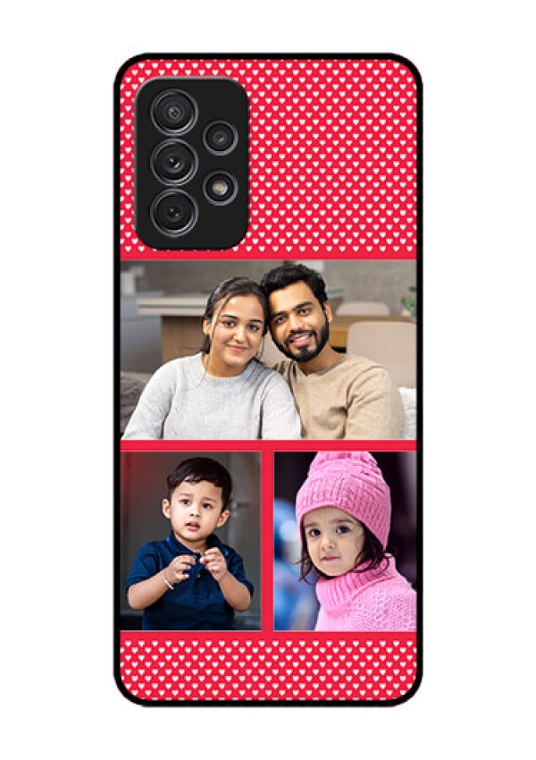 Galaxy A52 Personalized Glass Phone Case - Bulk Pic Upload Design