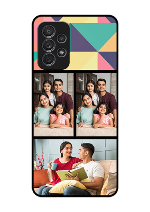 Galaxy A52 Custom Glass Phone Case - Bulk Pic Upload Design