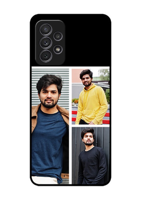 Galaxy A52 Photo Printing on Glass Case - Upload Multiple Picture Design