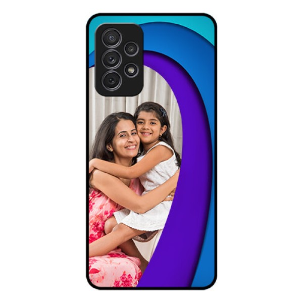 Galaxy A52 Photo Printing on Glass Case - Simple Pattern Design Galaxy A52 Photo Printing on Glass Case - Simple Pattern Design