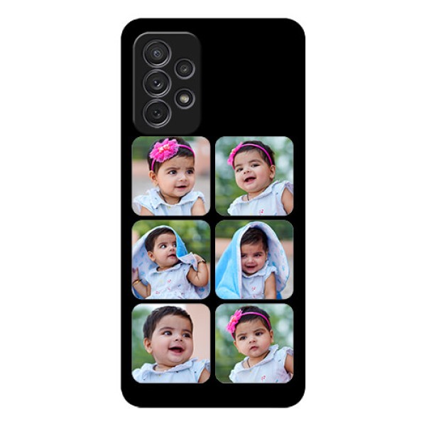 Galaxy A52 Photo Printing on Glass Case - Multiple Pictures Design