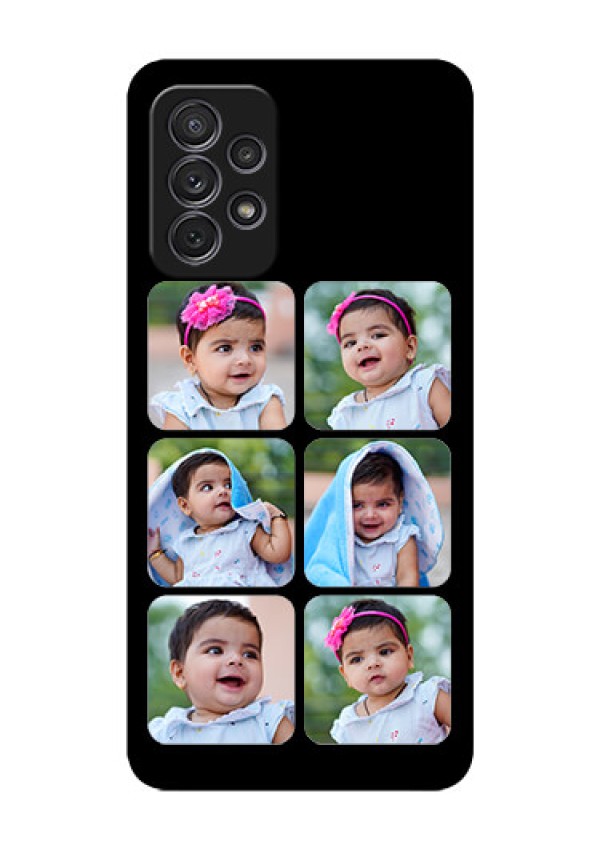 Galaxy A52 Photo Printing on Glass Case - Multiple Pictures Design