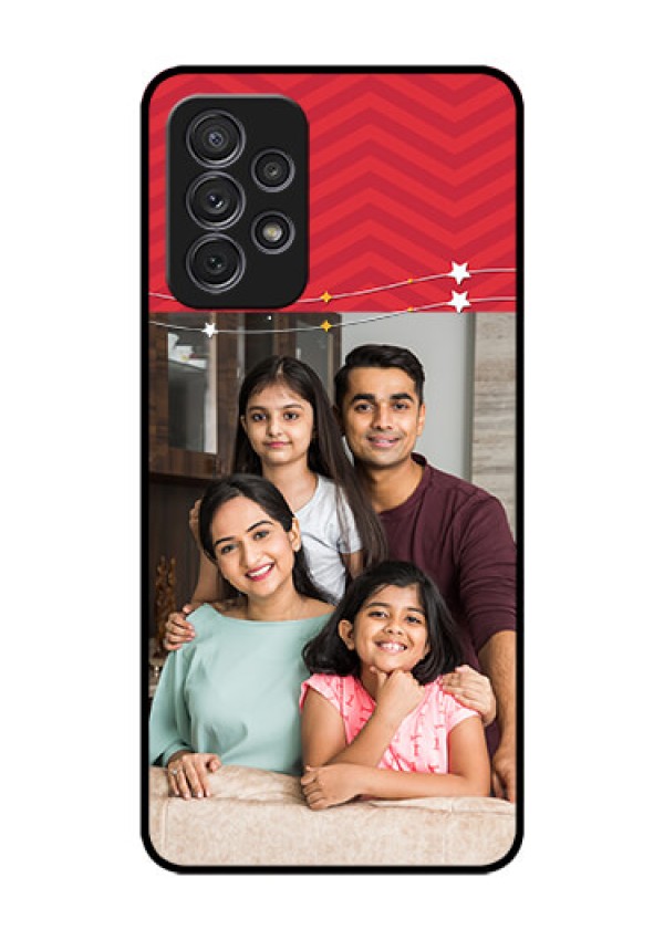 Galaxy A52 Personalized Glass Phone Case - Happy Family Design