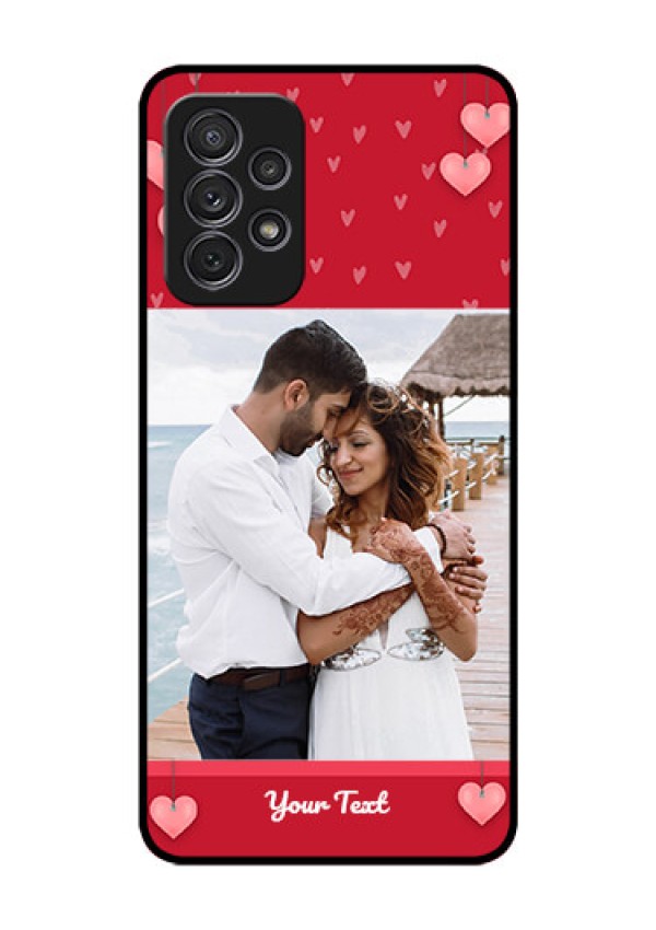 Galaxy A52 Custom Glass Phone Case - Valentines Day Design