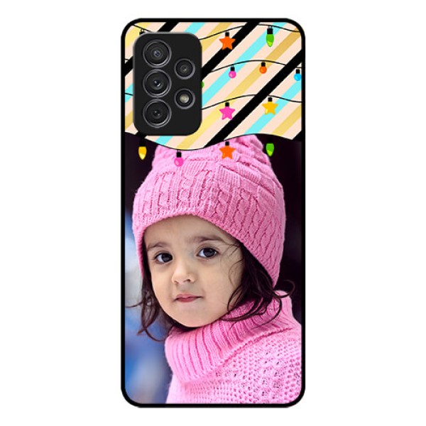 Galaxy A52 Custom Glass Mobile Case - Lights Hanging Design