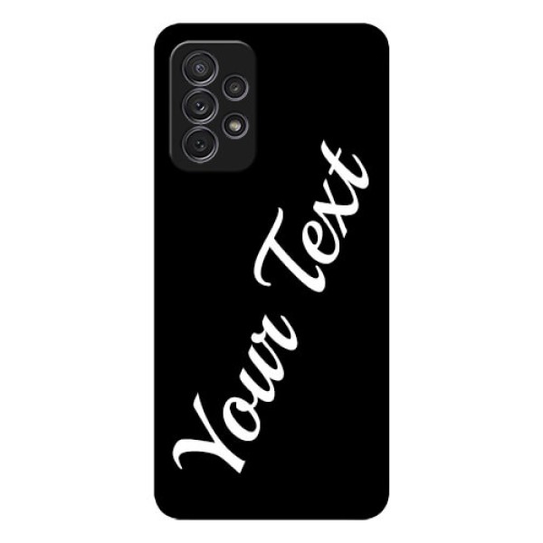 Galaxy A52 Custom Glass Mobile Cover with Your Name