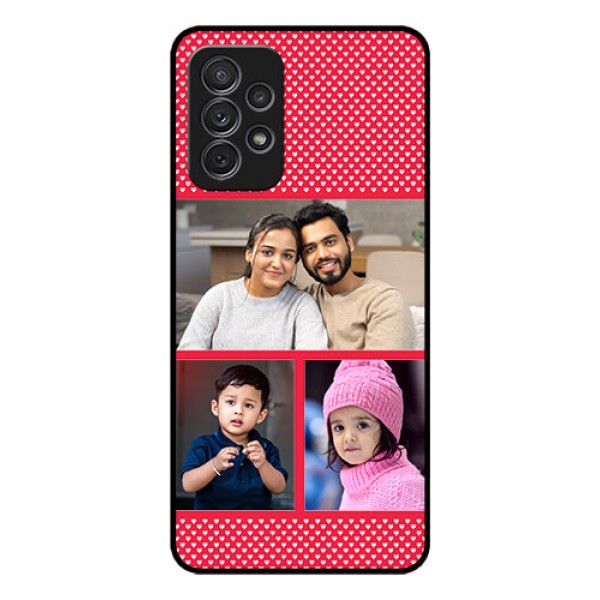 Galaxy A52s 5G Personalized Glass Phone Case - Bulk Pic Upload Design