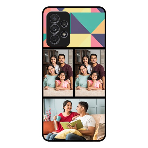 Galaxy A52s 5G Custom Glass Phone Case - Bulk Pic Upload Design