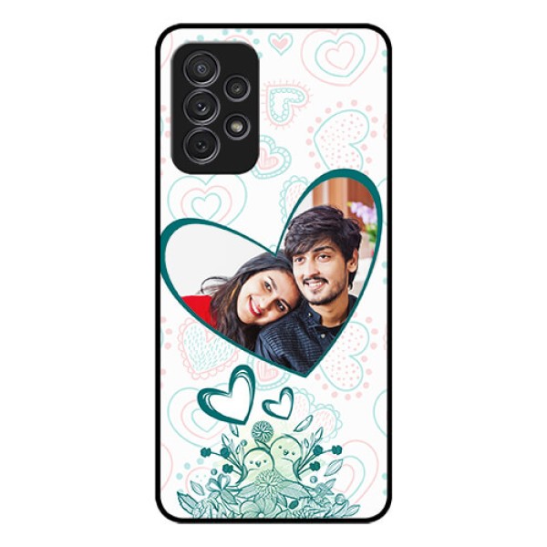 Galaxy A52s 5G Photo Printing on Glass Case - Premium Couple Design Galaxy A52s 5G Photo Printing on Glass Case - Premium Couple Design