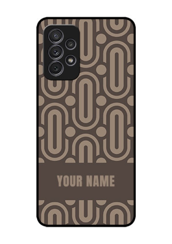 Galaxy A52S 5G Custom Glass Phone Case - Captivating Zero Pattern Design