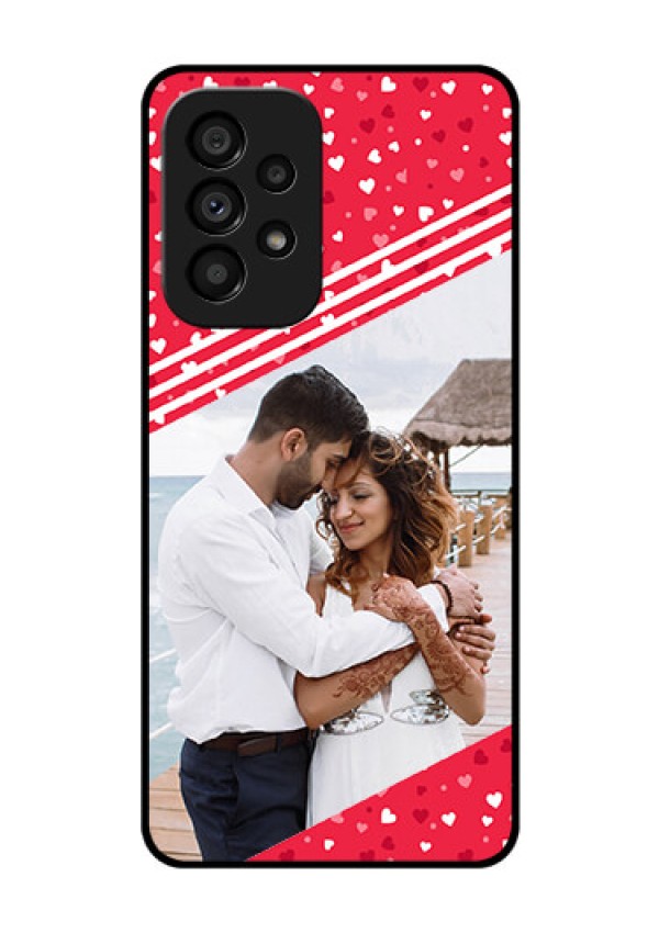 Galaxy A53 5G Custom Glass Mobile Case - Valentines Gift Design