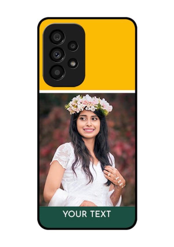 Galaxy A53 5G Photo Printing on Glass Case - Love You Design