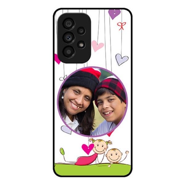 Galaxy A53 5G Photo Printing on Glass Case - Cute Kids Phone Case Design