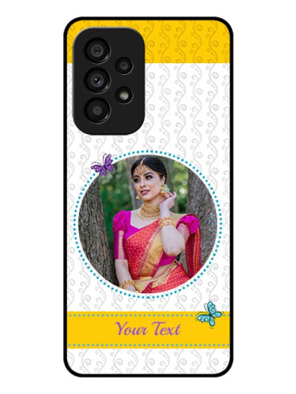 Custom Galaxy A53 5G Custom Glass Mobile Case - Girls Premium Case Design