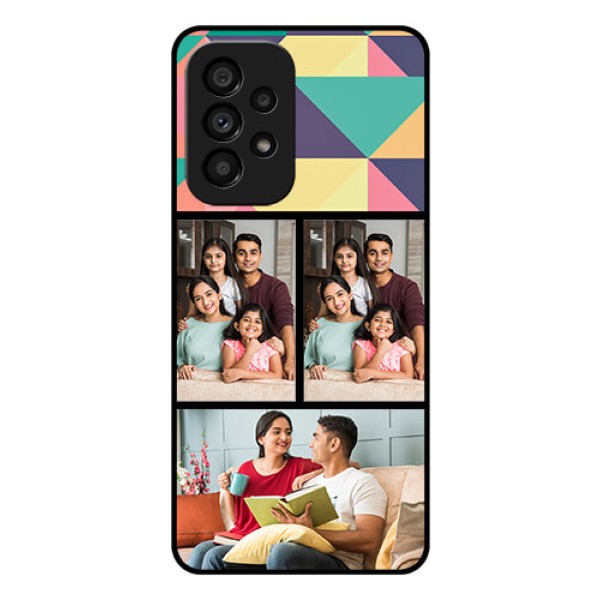 Galaxy A53 5G Custom Glass Phone Case - Bulk Pic Upload Design