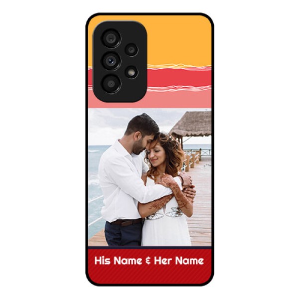 Galaxy A53 5G Custom Glass Mobile Case - Colorful Case Design